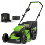 Greenworks VEJAPJOVĖ HP 60V 46cm gd60lm46hpk4 (su 4Ah akumuliatoriumi ir krovikliu)