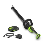 Gyvatvorių genėtuvas 51cm 24V BL HT2002A1 (2.0Ah USB-C + 30W kroviklis), GREENWORKS