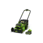 Savaeigė vejapjovė 53cm 60V (kroviklis ir 2X5.0Ah akumuliatoriai) LM5306SA2, GREENWORKS