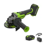 Kampinis &scaron;lifuoklis BL PRO 5S 24V 900W 125mm AG590 (4.0Ah + kroviklis), GREENWORKS