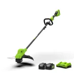 Styginė žoliapjovė 38cm BR 2X24V (2X4Ah + kr) ST48B420-01, GREENWORKS