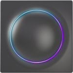 FIBARO Walli Roller Shutter, Black, Z-Wave EU Fibaro Walli Roller Shutter FGWREU-111-8 Black