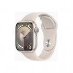 Apple Watch Series 9 GPS 41mm Starlight Aluminium Case with Starlight Sport Band - S/M Apple