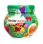 Maisto papildas VITIRON KIDS School for BRAIN smegenims kramtomieji guminukai N50