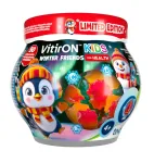 Maisto papildas VITIRON KIDS Winter friends for health kramtomieji guminukai N50