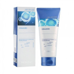 Valomosios veido putos FarmStay Collagen Water Full Moist Deep Cleansing Foam 180 ml