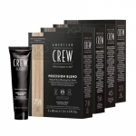 Vyri&scaron;ki plaukų dažai American Crew Precision Blend Hair Color 3x40 ml-2/3 Dark