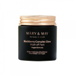 Nuplaunama veido kaukė Mary&May Blackberry Complex Glow Wash off Pack 125g