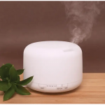 ULTRAGARSINIS ETERINIŲ ALIEJŲ DIFUZORIUS LED 500ML SU NUOTOLINIO VALDYMO PULTELIU