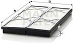 Filtras, salono oras (MANN-FILTER) CU 3759
