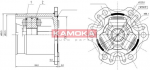 Pusa&scaron;io lankstas - granata (KAMOKA) 8709