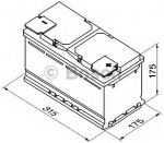 Akumuliatorius (BOSCH) 0 092 S40 100