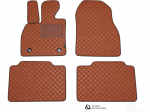 Kilimėliai QuiltyMats CITROEN C3 2009-2016 (4 vnt.), Brown-Brown /55-14