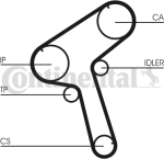 Paskirstymo diržas (CONTITECH) CT917