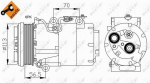 Oro kondicionierių kompresorius FORD C-MAX 07-, FOCUS 03-, FOCUS 05- (NRF) 32722