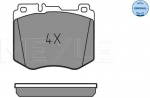 Stabdžių trinkelės DB P. W205/X253 2,0-3,0 14- (MEYLE) 025 220 4718