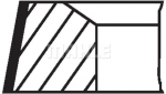 Stūmoklio žiedų komplektas (MAHLE ORIGINAL) 504 01 N0