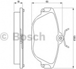 Stabdžių kaladėlės (BOSCH) 0 986 424 016