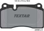 Stabdžių kaladėlės (TEXTAR) 2409803