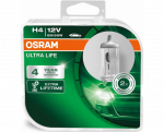 OSRAM LEMPUTĖS H4 60/55W 12V P43T ULTRA LIFE