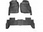Kilimėliai 3D NISSAN Patrol Y61 1997-2013, 3 vnt. (5 dur.) juodi /5014353