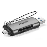 UGREEN SD / micro SD memory card reader with USB-C / USB-A
