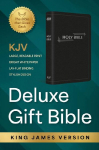 KJV Holy Bible: Deluxe Gift Bible - Black with Silver Frame: King James Version Bible