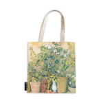 Cezanne's Terracotta Pots and Flowers Canvas Bag