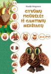 Gyvūnų figūrėlės i&scaron; gamtinių medžiagų