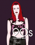 90s FASHION COLORING BOOK: A Fashion Coloring Book for adults and teenagers