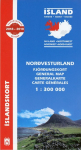 Island. Nordwest 1 : 300 000: Generalkarte