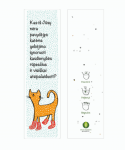 Knygos skirtukas. Katinas