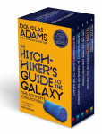 The Hitchhiker Trilogy: Guide to the Galaxy / The Restaurant at the End of the Universe / Life, the Universe and Everything / So Long, and Thanks for all the Fish / Mostly Harmless