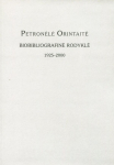 Petronėlė Orintaitė. Bibliografinė rodyklė 1925-2000 (galimas knygos brokas)