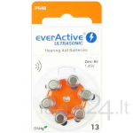 Klausos aparatų baterijos everActive Ultrasonic 13, 6 vnt.