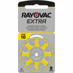 Klausos aparatų baterijos Rayovac Extra 10, 8 vnt.