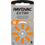 Klausos aparatų baterijos Rayovac Extra 13, 8 vnt.