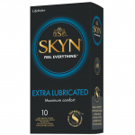 SKYN Extra Lubricated prezervatyvai, 10 vnt.