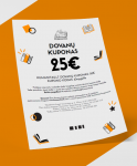 Dovanų kuponas (25 Eurai)