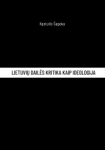 Lietuvių dailės kritika kaip ideologija