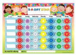 5 a Day Star Reward Charts