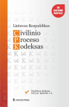 Lietuvos Respublikos civilinio proceso kodeksas (2025-11-01)