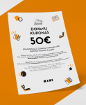 Dovanų kuponas  (50 Eurų)