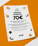 Dovanų kuponas (70 Eurų)