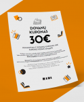 Dovanų kuponas (30 Eurų)