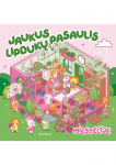 Jaukus lipdukų pasaulis. Miestelyje