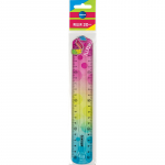 Plastikinė liniuotė 20cm SOFT ABS lanksti