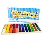 Plastilinas GAMMA, 24 spalvų po 12 g, su peiliuku