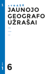Jaunojo geografo užra&scaron;ai 6 klasei, 1 dalis (ATRASK)