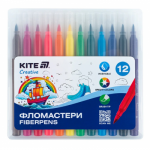 Teptukiniai flomasteriai CREATIVE, Kite, 12 sp.